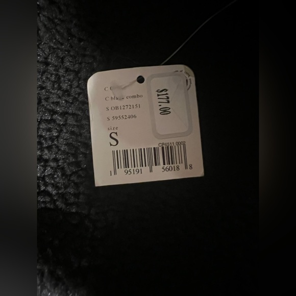 Free People Hit The Slopes Colorblock Pullover black combo orange Size Small - Picture 5 of 6